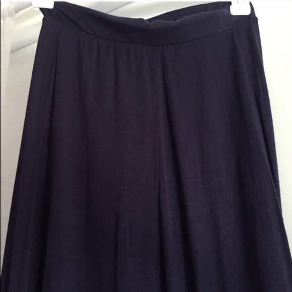 LIKE NEW // ANTHROPOLOGIE Noul Navy MIDI Skirt - Picture 3 of 5